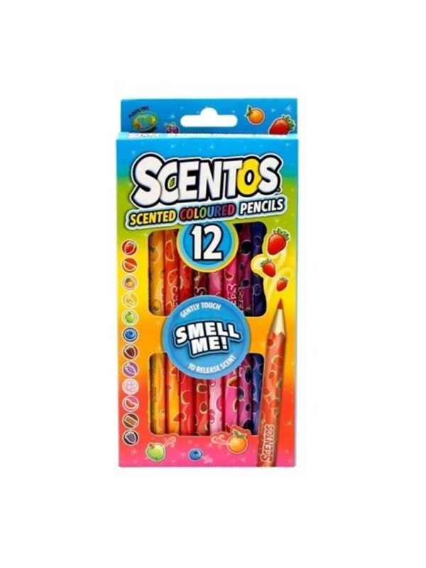 Scentos COLOURING PENCILS 12 PCS
