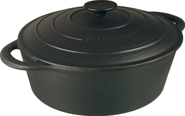 King Hoff bradepanne Kinghoff 4,5 l støpejern (ketaus keptuve)