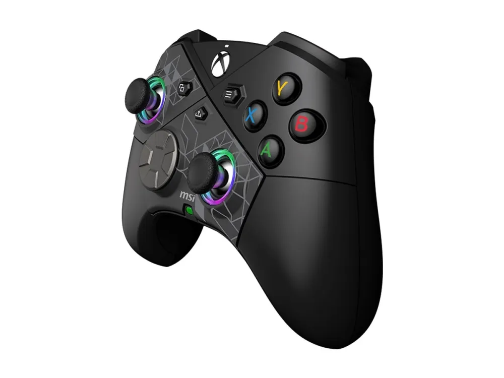 MSI Force Pro - Håndkonsoll - 13 knapper - trådløs - 2.4 GHz/Bluetooth - for PC, Microsoft Xbox One S, Microsoft Xbox One X, Microsoft Xbox Series S, Microsoft Xbox Series X, Android