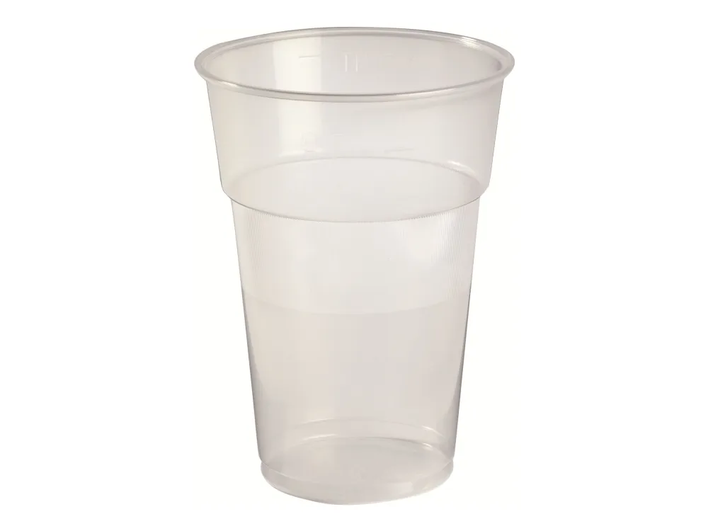 Duni - Ølglass - 50 cl - avhendbar - gjennomsiktig (en pakke 40)
