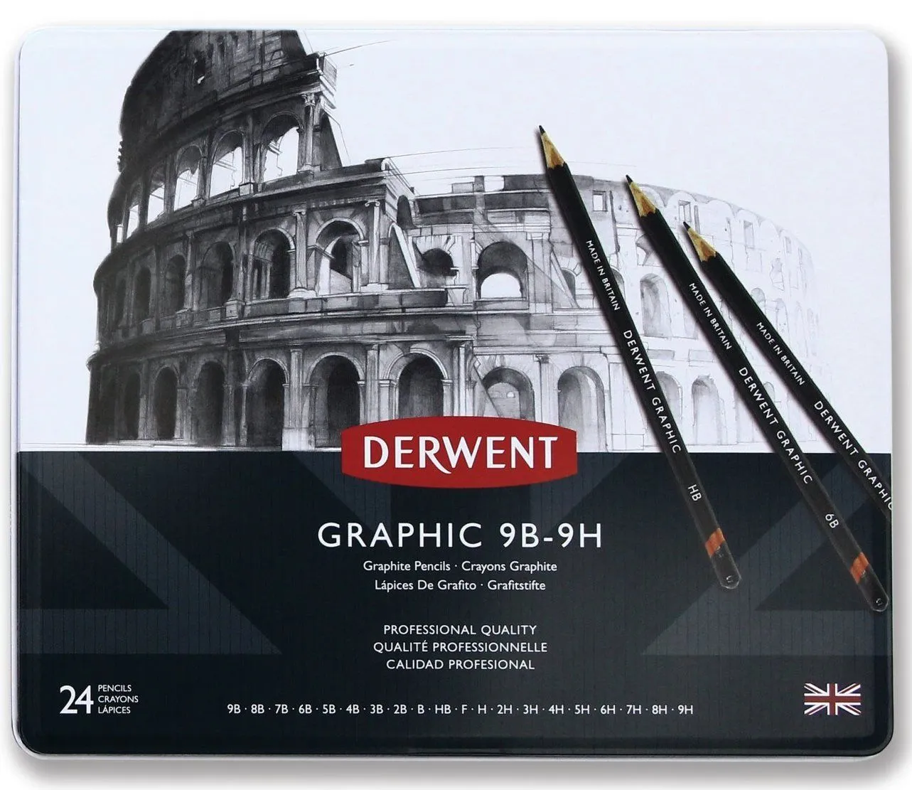 Derwent Graphic blyanter 24stk sæt