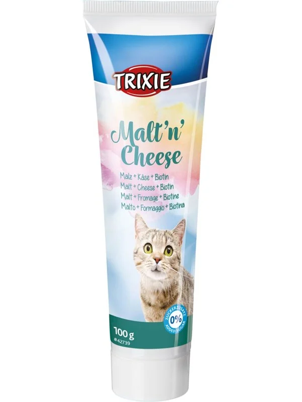 Trixie Malt'n'Cheese Anti-Hårball Fordøyelseskrem 100g