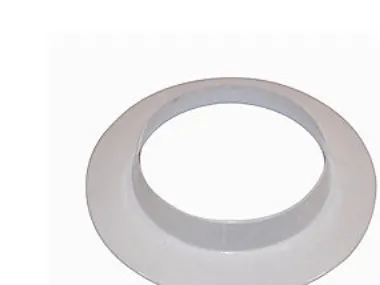 Takrosett med krage 75 mm