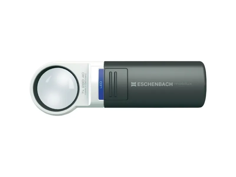 Eschenbach håndlupe med LED-belysning 151141 forstørrelse: 4x linsestørrelse: (Ø) 60 mm