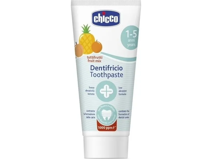 Tannkrem 10608-FRUIT TOOTHPASTE 50 ml med FLUO REM 1-5 L