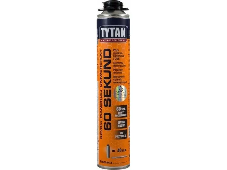 TYTAN PIANOKLEJ pistolskum hurtig herding 60 sek 750 ml PROFESSIONAL