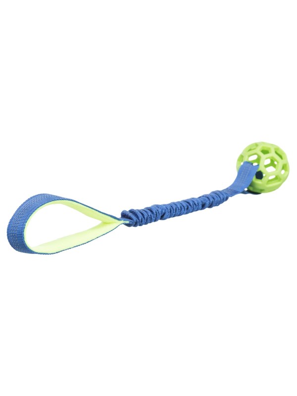 Trixie Hundeleke Bungee-tau med TPR-ball for drakamp
