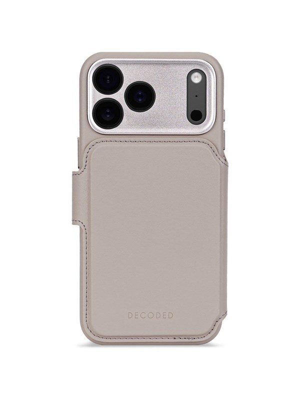 Decoded - Leather Detachable Wallet for iPhone 17 Pro Max - Solid Clay
