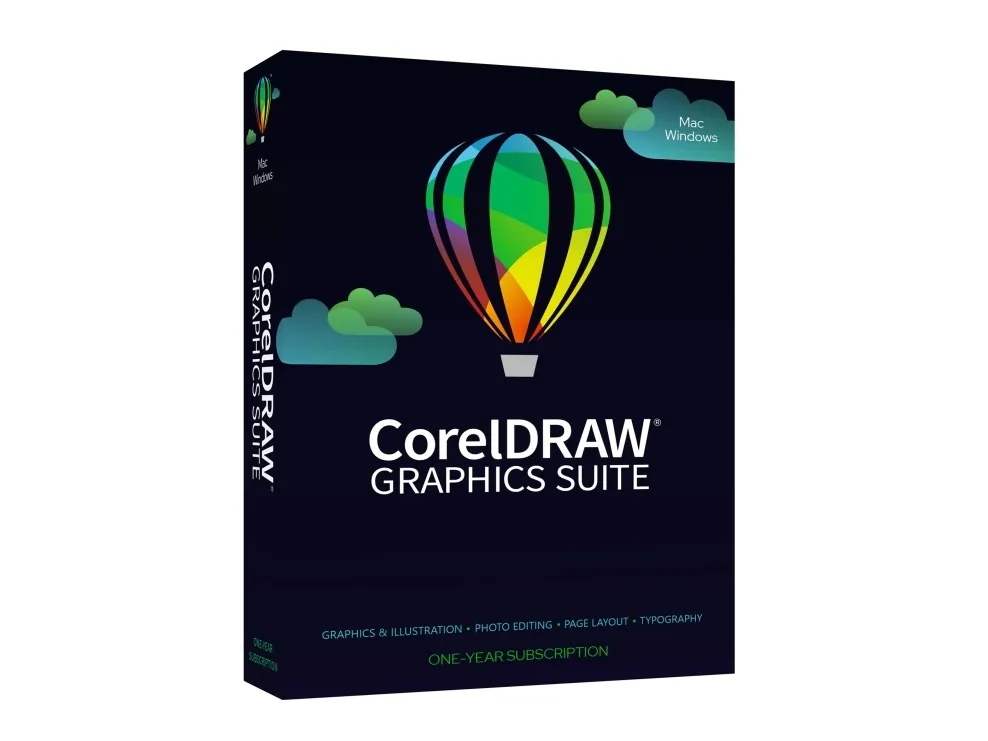 CorelDRAW Graphics Suite - Bokspakke (1 år) - 1 bruker - Win - Nederlandsk