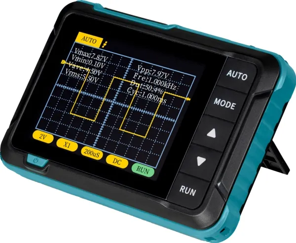 Joy-iT DSO-200 Oscilloskop 0,2 MHz 2,5 MS/s Bærbart digitalt samplingsoscilloskop (DSO-200)