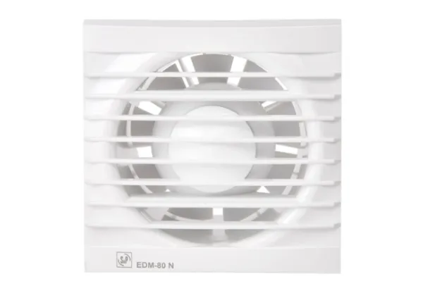 THERMEX 200.34.0801.2, Vegg, Baderom, Toalett, Hvit, IP44, Klasse II, 80 m³/t