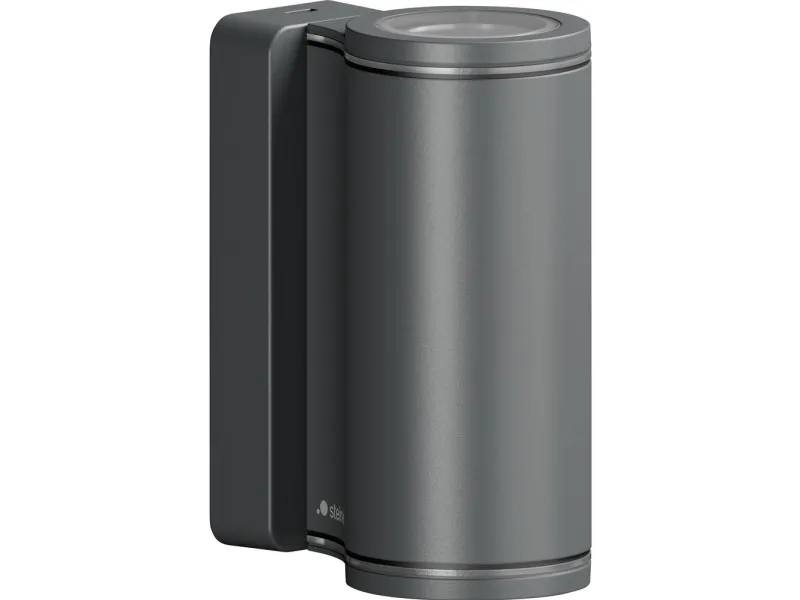 Utendørs vegglampe uten sensor L940 S PIR 14.5W 2xGU-10 3000K 1240lm IP44 IK03 230V antrasitt / aluminium / plast
