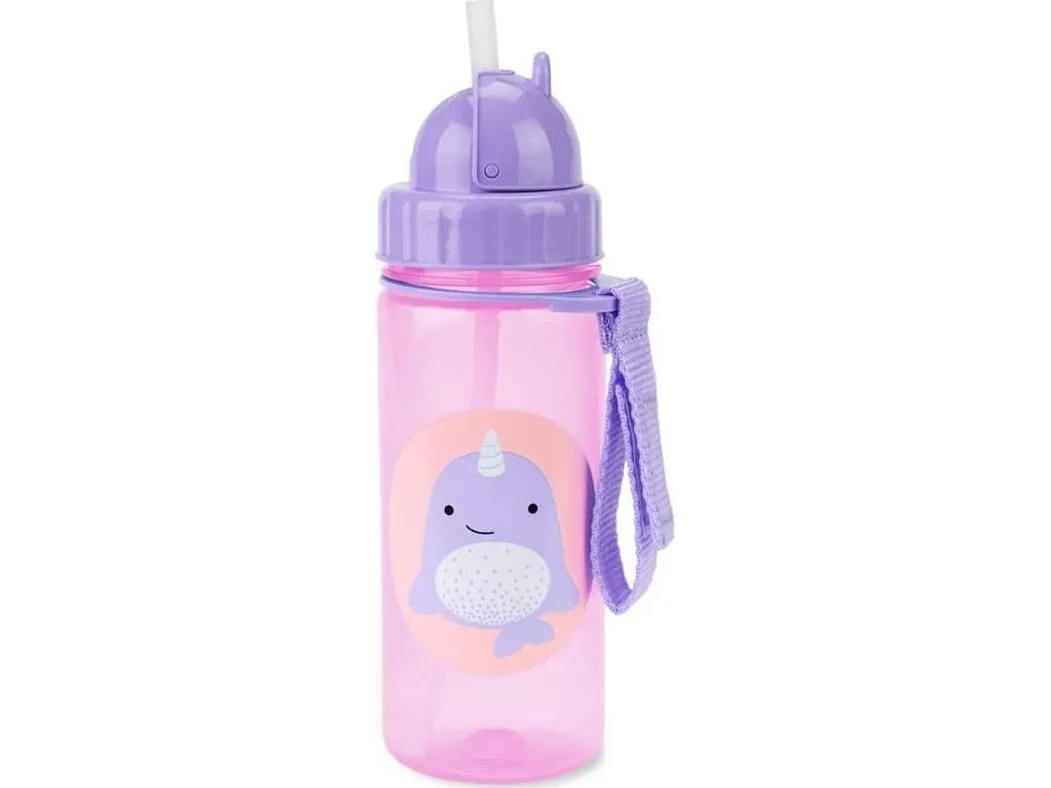 Skip Hop Water Bottle Zoo Narwhal PP lilla