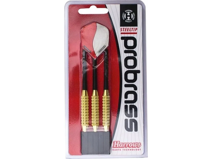 Darts Harrows Pro Brass Medium 21 g, svart, 3 stk