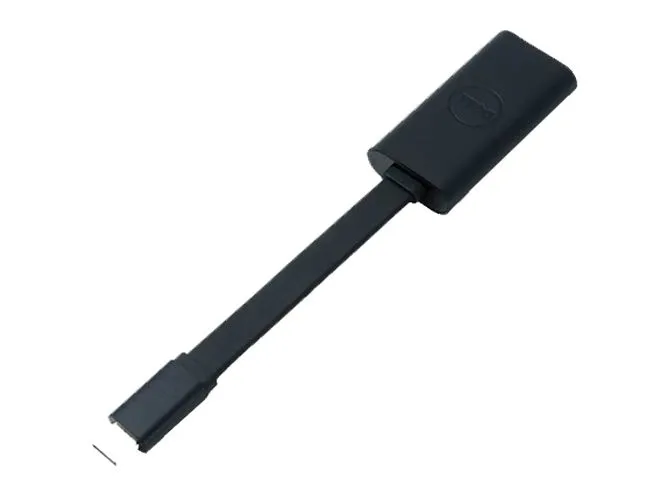 Dell - Nettverksadapter - USB-C - Gigabit Ethernet - svart