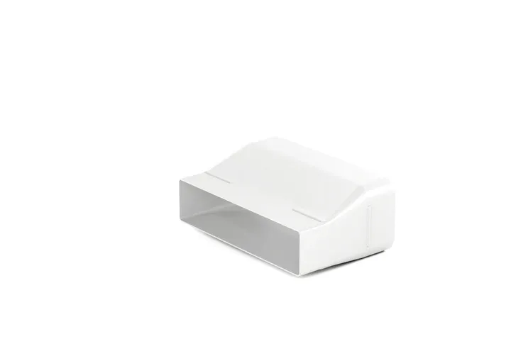 SILVERLINE - Flat duct connector - hvit