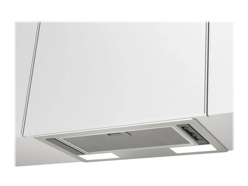 Gorenje Essential BHI611ES - Panser - hvelv - bredde: 53.4 cm - dybde: 30 cm - ekstraksjon og resirkulasjon (-) - grå