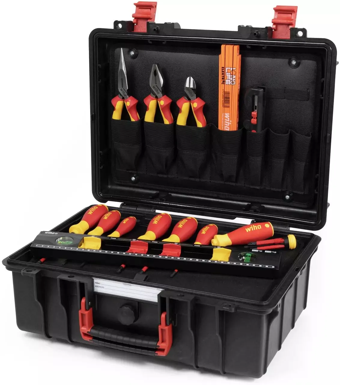 Wiha verktøykoffert Basic Set L elektrisk 18 deler. (45530)