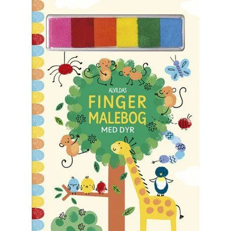 Alvilda fingerfargebok med dyr