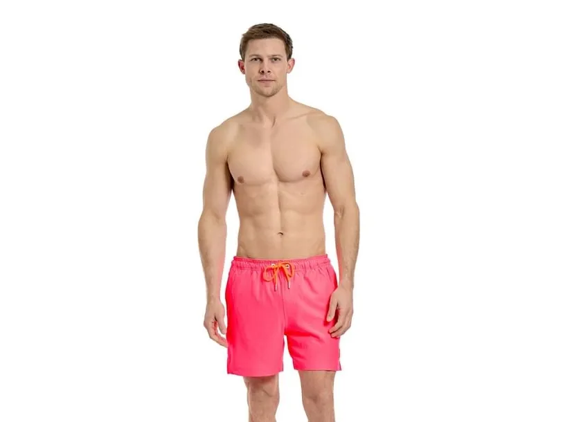 Neon pink badeshorts