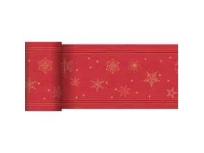 Bordløper Eurofirany Dunicel 0,15x20 m Star Shine Red (1 rl)