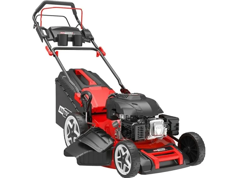 AWTOOLS bensindrevet gressklipper med oppsamler 4,4 kW 6,0 HK 224 cc DM53S