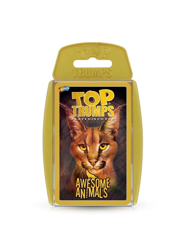Winning Moves Awesome Animals Top Trumps Card Game (English)