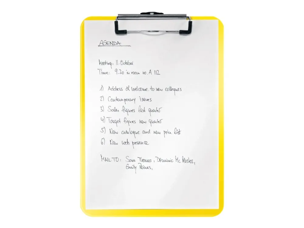 Leitz WOW - Utklippstavle - for A4 (210 x 297 mm) - gul