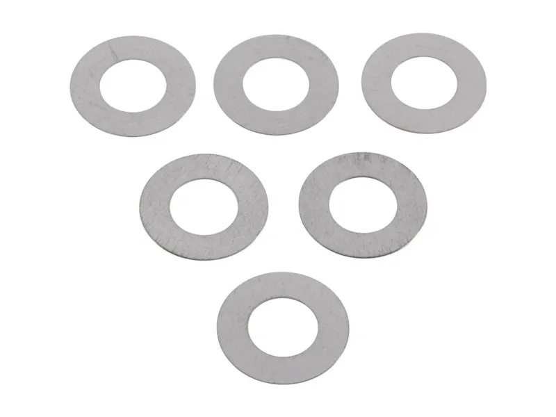 Stål trykk-/skive 6 mm, 12 mm, 0,2 mm 20 stk