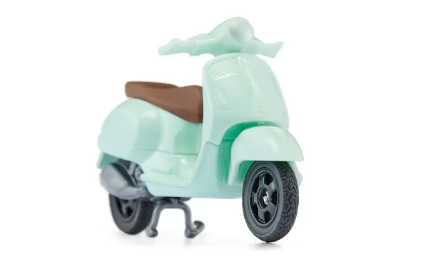 Siku Vespa 125 GTS, Scootermodell, Vespa 125 GTS, Alle kjønn, Plast, Blå, 56 mm