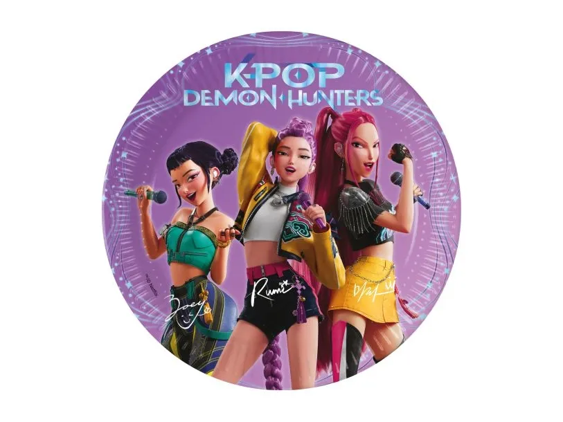 K-pop Demon Hunters tallerkener, 19,5 cm