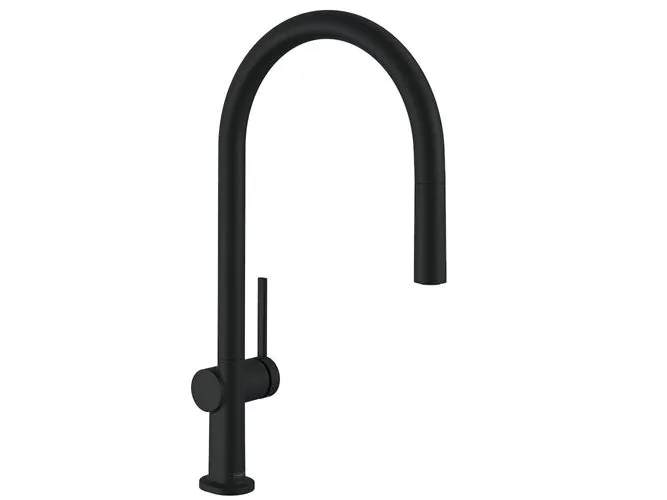 hansGrohe Talis M54 køkkenarmatur 210 1jet med udtræk, mat sort