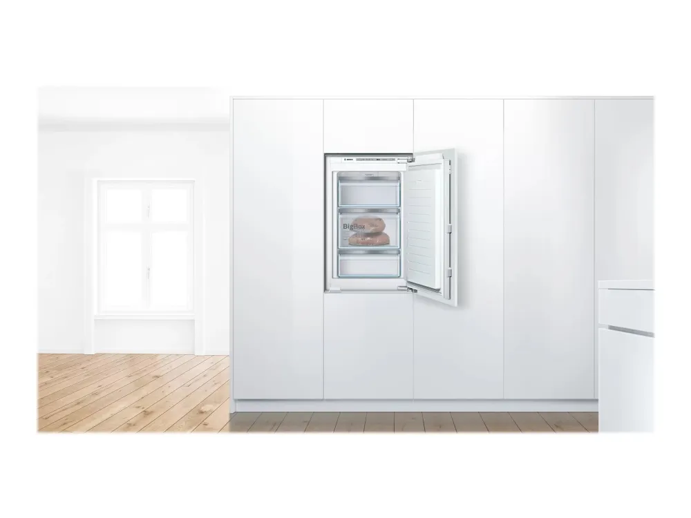Bosch Serie | 6 GIV21AFE0 - Fryser - stående - innebygd - fordypning - bredde: 56 cm - dybde: 55 cm - høyde: 88 cm - 96 liter - Klasse E