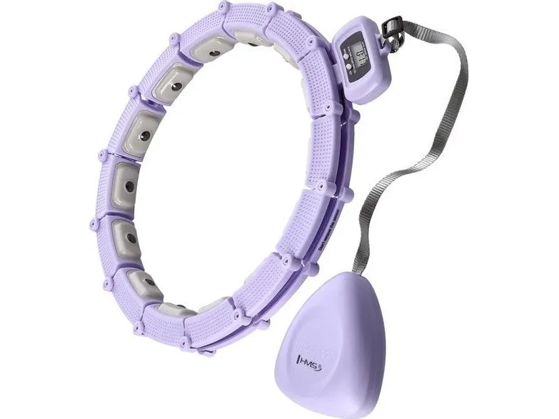 HMS HHM14 Hula Hoop fiolett med magneter og teller