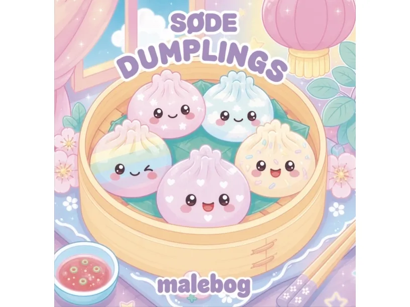 Søte dumplings malebok