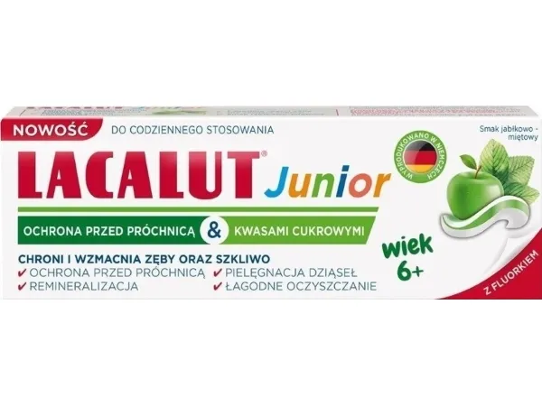 Zdrovit LACALUT Junior Tannkrem for barn fra 6 år 55ml