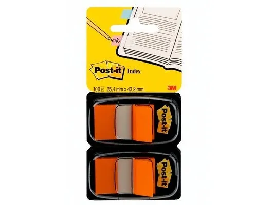 3M 680-O2EU, Oransje, 100 ark, 25 mm, 43,2 mm, 100 stykker
