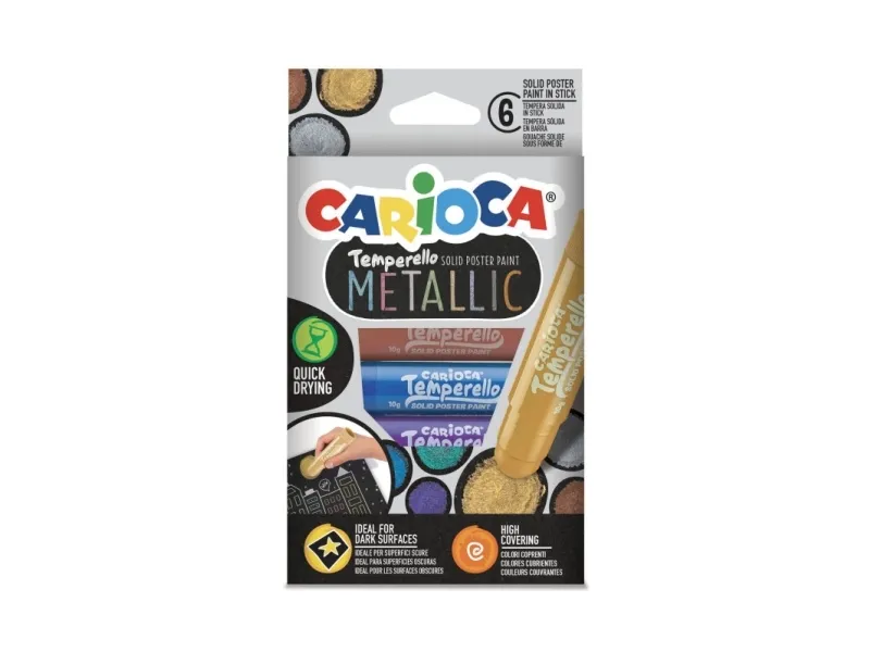 Carioca 42674, Multi, Solid/Fast, 6 stykker