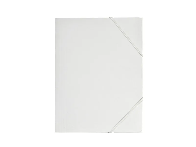 Elastikmappe, BNT Bnt/Office hvid, 210x297mm, Karton/elastik - (48 stk.)