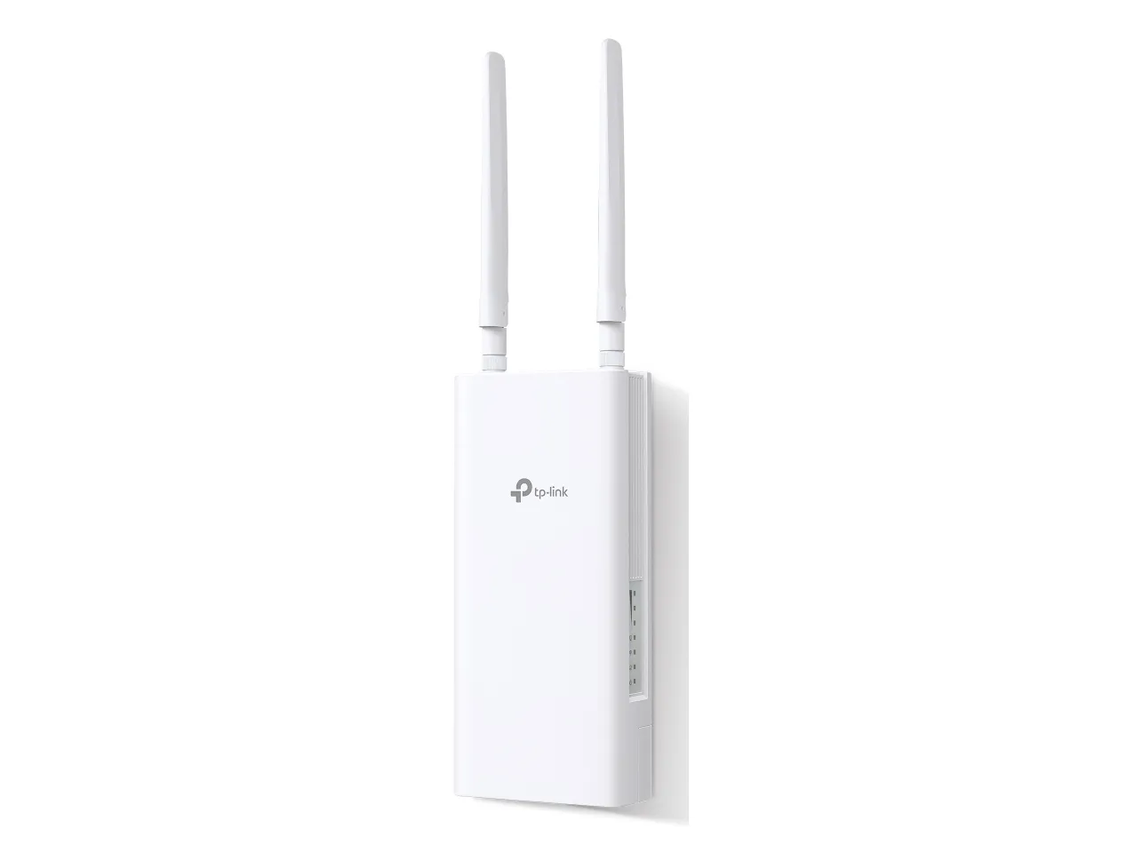 TP-Link TL-MR100-OUTDOOR, Wi-Fi 4 (802.11n), Enkeltbånd (2.4 GHz), Ethernet/bredbåndsforbindelse, 3G, 4G, Hvit