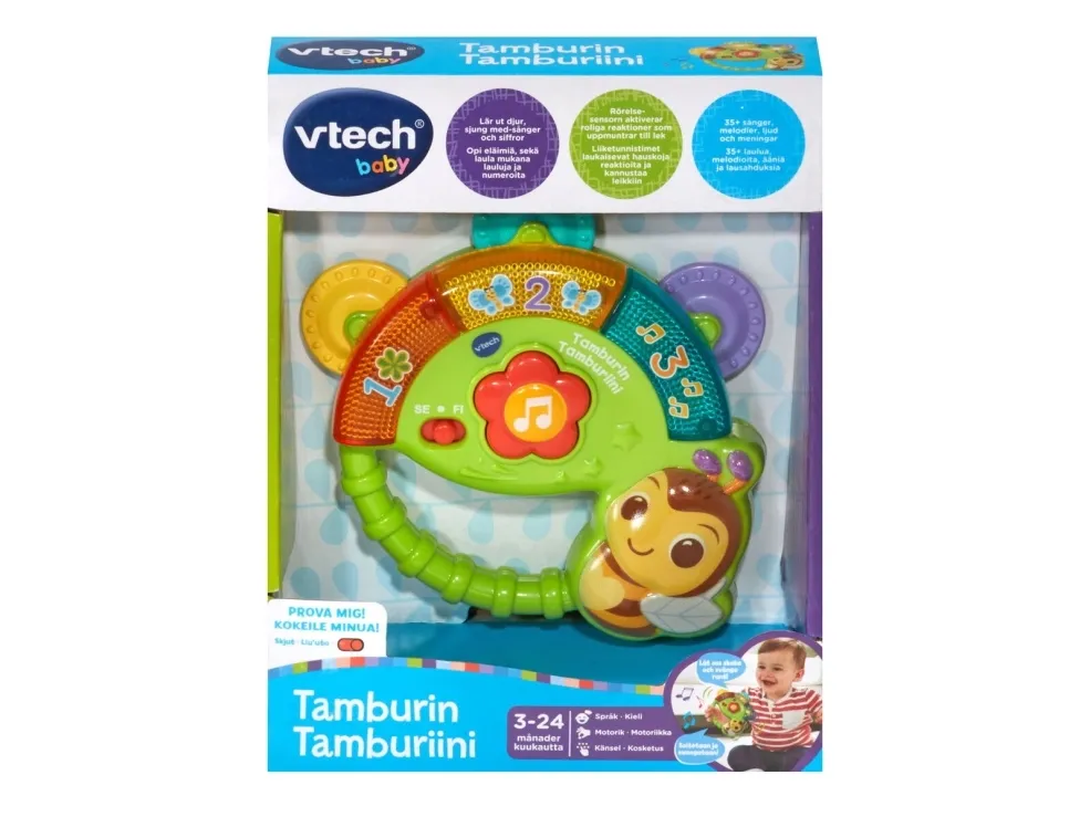 Vtech Shaking Sounds tamburin SE & FI