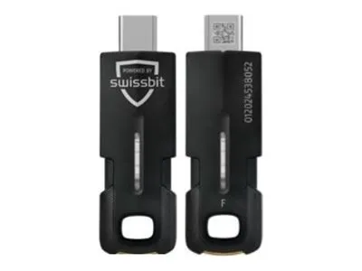 Swissbit iShield Key 2 - Sikkerhetsnøkkel (USB-C, NFC) - svart