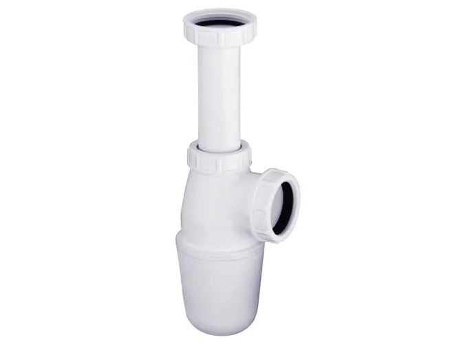 1 1/4 x 32 mm Hvid plast pungvandlås