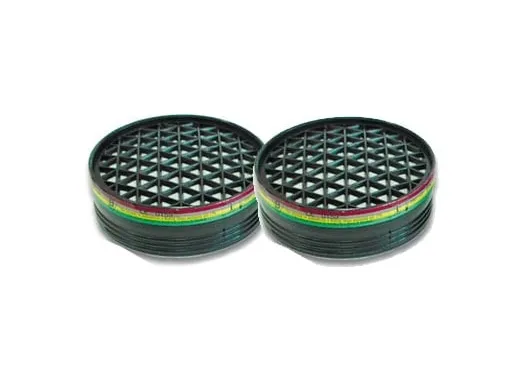 Lahti Pro Uno Nye absorbere for Euromask A1 B1 E1 K1 ABEK halvmasker 2 stk (46058)