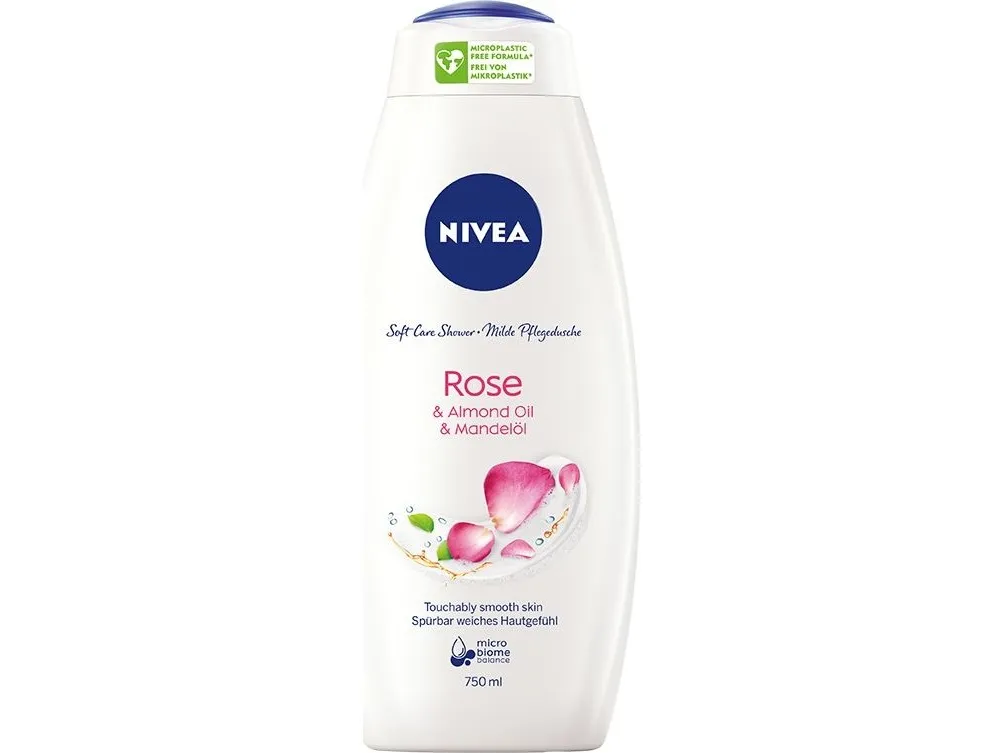 NIVEA_Rose &amp  Almond Oil Care Shower nærende dusjgelé 750ml