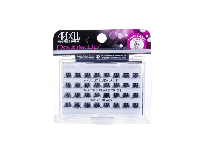 Ardell Double Trio Individuals Eyelashes Short Black