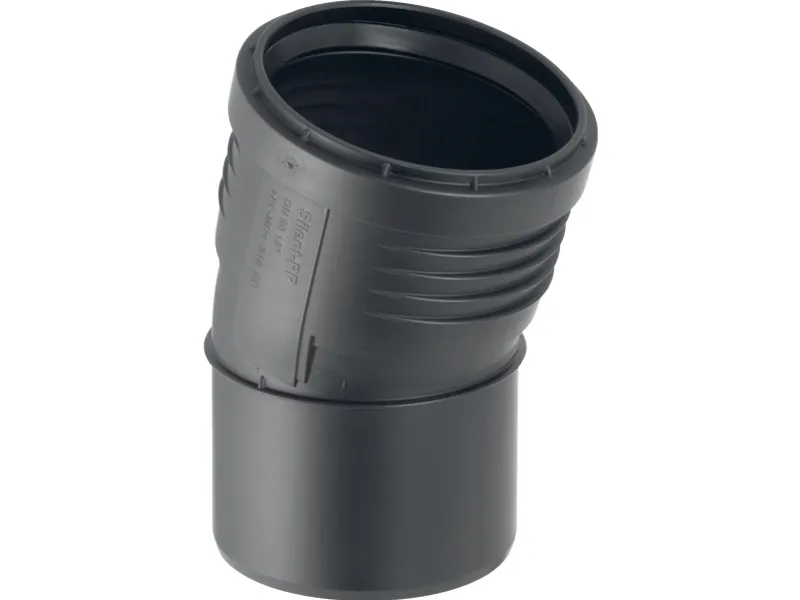 75 mm x 15° Bøjning Silent PP Geberit