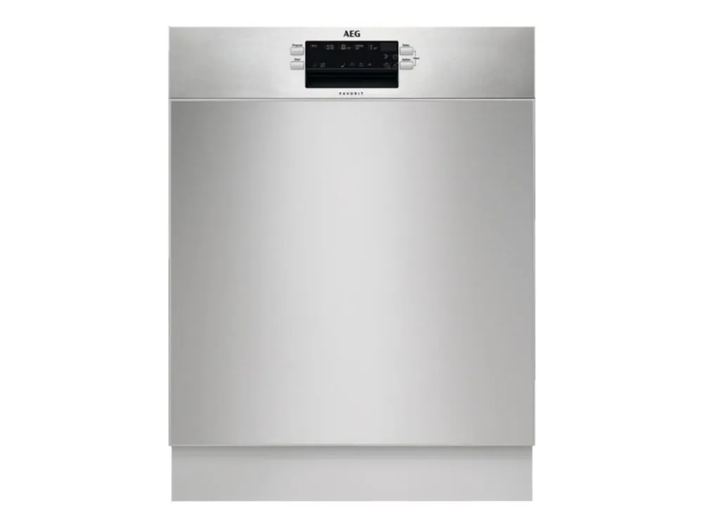 AEG ÖKO FAVORIT FUS5360CZM - Oppvaskmaskin - innebygd - Nisje - bredde: 60 cm - dybde: 57 cm - høyde: 82 cm - rustfritt stål