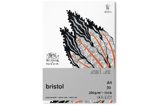 Bristol Pad 250g A4, 20 sider