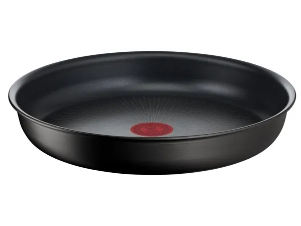 Tefal L76306, All-bruk panne, Svart, Aluminium, Titan, Thermo-Spot, Avtagbar